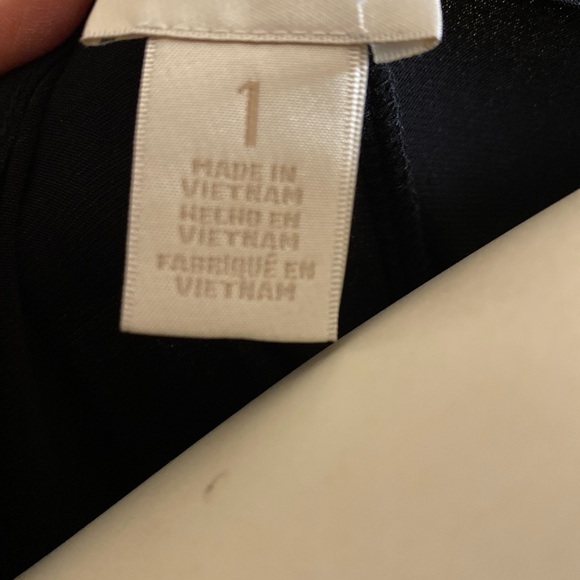 CHICOS SZ 1 (8-10) BLACK MAXI with Cold Shoulder - Picture 5 of 6